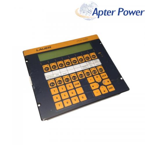 LAUER PCS695 Human-Machine Interface
